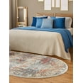 thumbnail image 6 of Unique Loom Isabella Collection Area Rug - Adjani (5' 1" x 8' Oval Ivory/Beige), 6 of 8