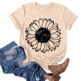 thumbnail image 1 of Meichang T-Shirt pour Femmes Joyeuse Saint-Valentin T-Shirts Amusants Graphiques Manches Courtes Col Rond Coupe Ample Tops de Vacances 2025 Soldes, 1 of 3