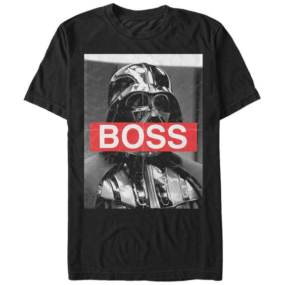 Men's Star Wars Darth Vader Total Boss Graphic Tee Black Small