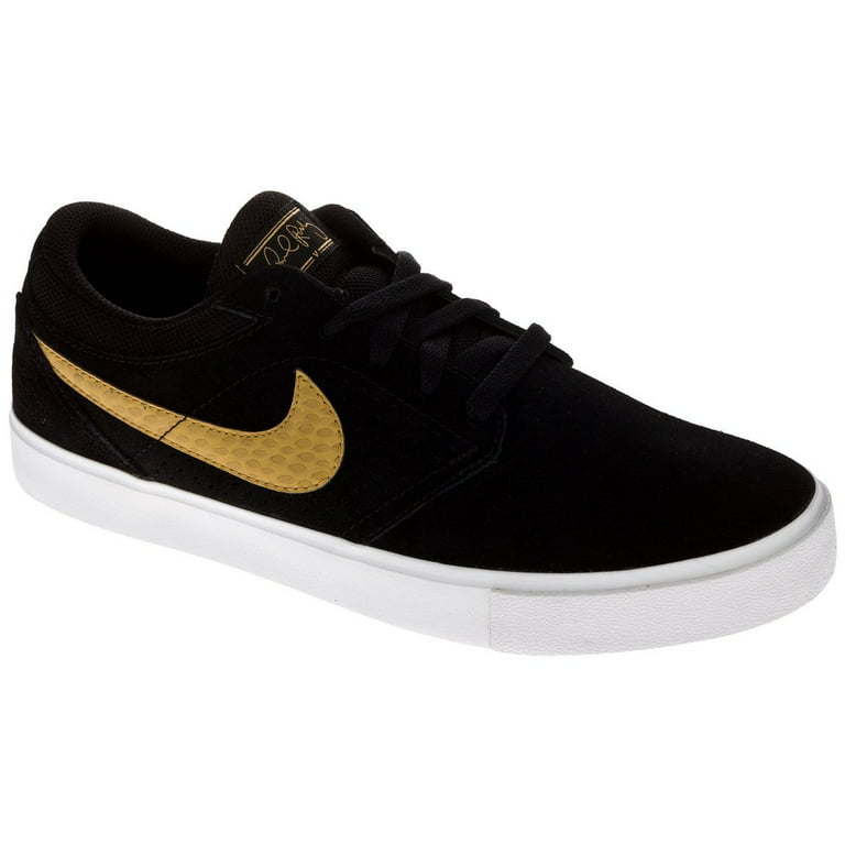 Nike Men's SB Paul Rodriguez 5 LR Black White Skateboarding Shoes - Walmart.com