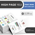 thumbnail image 4 of 210A W2100A Toner Cartridge Black 2-Pack Compatible for 210A W2100A Toner Cartridges for Color Laser Pro 4201, Color Laser Pro MFP 4301 Series Printer, 4 of 6