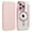 Pink, variant on Flip Magnetic Case for Apple iPhone 12 Pro, Compatible with Magsafe Cards Holder Wallet Case RFID Blocking Clear Back Cover Anti-Scratch Folio Shockproof Bisiness Type Case for Women, Pink