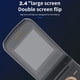 thumbnail image 3 of Teléfono celular con botón grande, teléfono móvil con tapa GSM 2G, teléfono móvil con doble tarjeta, teléfono móvil con tapa para personas mayores, eficiencia maximizada, 3 of 12