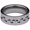 thumbnail image 4 of Footprints Tungsten Carbide Ring, 4 of 9