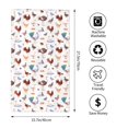 thumbnail image 2 of Fotbe Farm Birds Goose Toalla Premium con Patrón, Toalla de Microfibra de Secado Rápido, Ligera y Altamente Absorbente (27.5x16in), Ideal para Uso Diario, 2 of 6