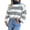 Blue, variant on Vedolay Women's Sweaters Women's V Neck Sweater Lantern Sleeve Oversized Henley Knit Pullover Tops,Pink M