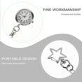 thumbnail image 5 of Reloj de bolsillo de enfermera práctico Reloj de broche práctico Reloj de bolsillo colgante de aleación, 5 of 5