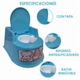 thumbnail image 2 of Bañito Entrenador Para bebe Trendy Kids Skippy Turquesa, 2 of 3