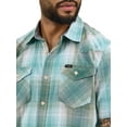 thumbnail image 5 of Wrangler® Men's Premium Short Sleeve Plaid Shirt, Sizes S-2XL, 5 of 5