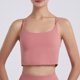thumbnail image 5 of Sujetador deportivo para mujer de doble capa con espagueti cruzado inalámbrico acolchado para correr gimnasio, 5 of 8
