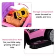 thumbnail image 5 of 3-in-1 Ride On Push Car Toy for Toddlers with Music and Storage Pink, 5 of 8