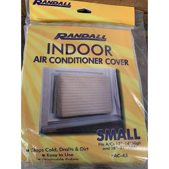 Small Indoor Quilted Air Conditioner Cover (Fits A/C 12"-14" High X 18"-21" Wide)
