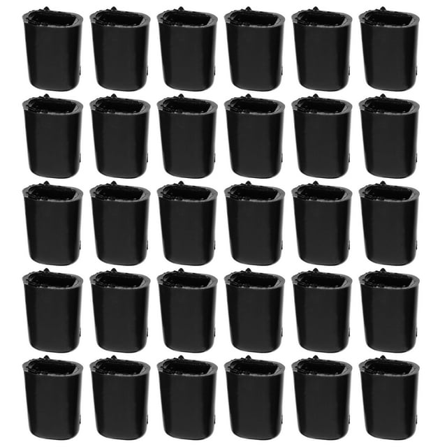 USHOBE 30 Pcs Pieds de Protection pour Évier Résistance à l'Usure PVC Noir Remplacement de Grille d'Évier de Cuisine