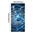 thumbnail image 3 of JeashCHAT Kids Beach Towel , 28 x 59 Inches Boys Bath Towels Quick Dry Beach Towel Sand Proof Towels for Travel Sports Swim Spa, 3 of 3
