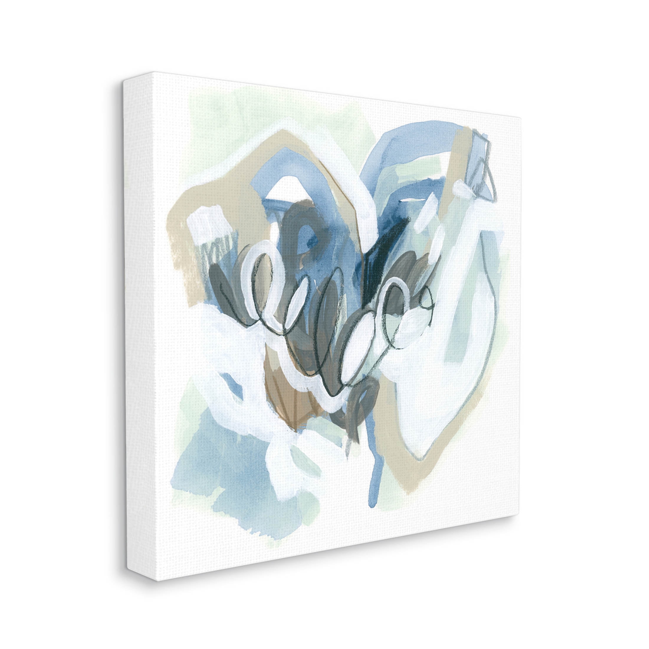Stupell Industries Modern Chaotic Spiral Shapes Painting Gallery Wrapped Canvas Print Wall Art, Design by June Erica Vess