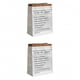thumbnail image 2 of Nordic Style Creative Paper Bag for Storage Use Made of Durable Paperboard White 2Pcs, 2 of 3