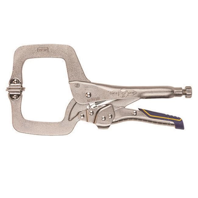5 Pack 11/" Locking C Clamp Adjustable Pliers Grip w// Swivel Pad Vise Jaws NEW