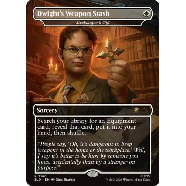 Magic the Gathering Secret Lair x The Office: Dwight's Destiny