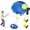 1 SET, variant on Tennis Trainer Rebound Ball with 3 String Balls,Solo Tennis Trainer,Tennis Trainer Rebound Ball with String,Suitable for Beginners Sport Exercise