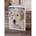 thumbnail image 2 of Golden Retriver Contemplation Greeting Cards and Envelopes Pack of 8, 2 of 2