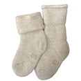 thumbnail image 2 of Lian Style Children's 1 Pair Wool blend Crew Socks Plain Color 0M-6M Beige, 2 of 4