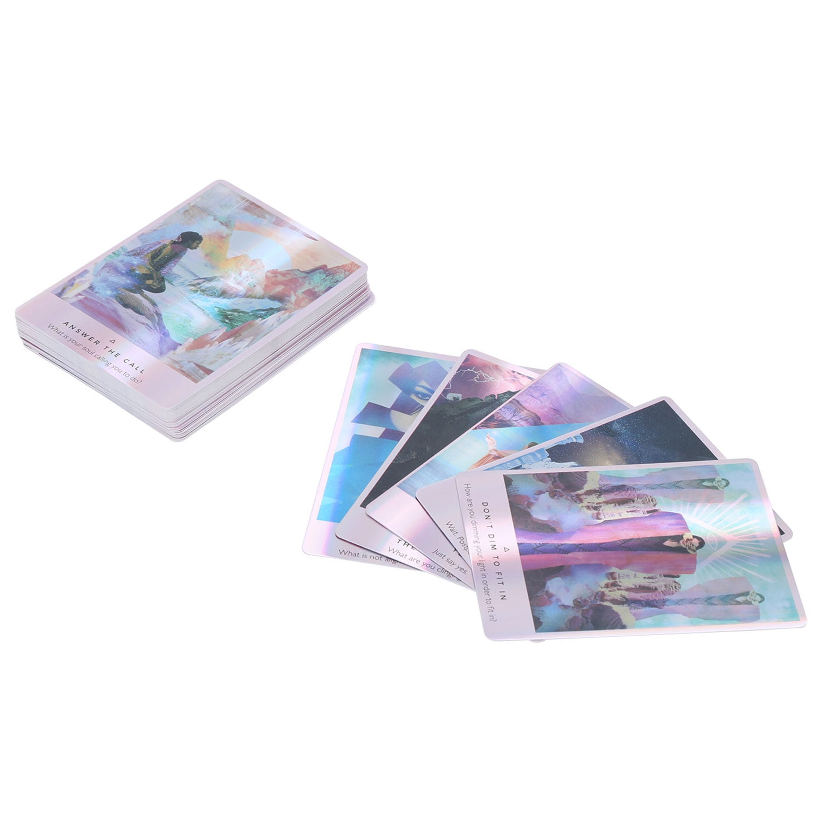 Carte de Divination de Destin, 44 Pcs Jeu de Cartes de Destin de Tarot Carte de Divination de Fête Fonctionnalité Polyvalente