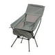 thumbnail image 1 of Silla plegable para acampar, taburete telescópico, silla de playa, columpio, silla portátil con forma de para mochilero, pesca, Picnic y ciclismo Gris, 1 of 8