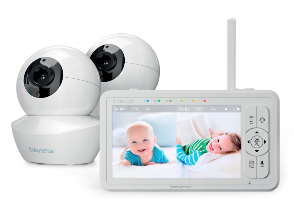 Exceptional Picture Quality & Audio Perfect Nursery Accessory Equipped with Night Vision Mode Includes Temperature Display High-Performing Baby Monitor with Camera Pan-Tilt-Zoom Baby Camera