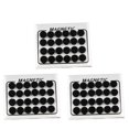 thumbnail image 2 of 12 Pares de Pernos Prisioneros Pendientes Ningún Perno de Oído 4m M 6m M 7m M -dix mm Negro (12 pares) Yinane Clip en aretes Ear Stud, 2 of 4