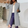 thumbnail image 5 of Women's Long Cardigans Sweater Coat Warm Trench Coatigan Blazer Jacket Coat (Grey S), 5 of 6
