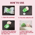 thumbnail image 6 of 6pcs Cute Desk Decor for Computer Monitor Adhesive Animal Figurines Creative 3D Craft Figurine Computer Monitor Decor Personalized Animal Collectible Figurines Mascot Resin Crafts, 6 of 9