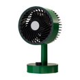 thumbnail image 2 of Mouliraty Portable Desktop Fan, Infinitely Adjustable Gears Strong Wind Quiet Work Fan for Home Bedroom Office Dorm Desk Indoor Outdoor Summer Gift, Green, 2 of 6