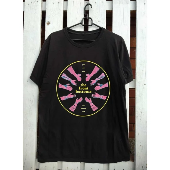 NEW The Front Bottoms Band Classic Black All Size Shirt OM571