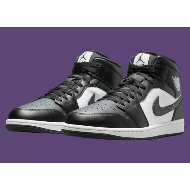 N I-K-E A i r-Jor-dan 1 Mid Black White Off Noir DQ8426-010 Men's Sizes