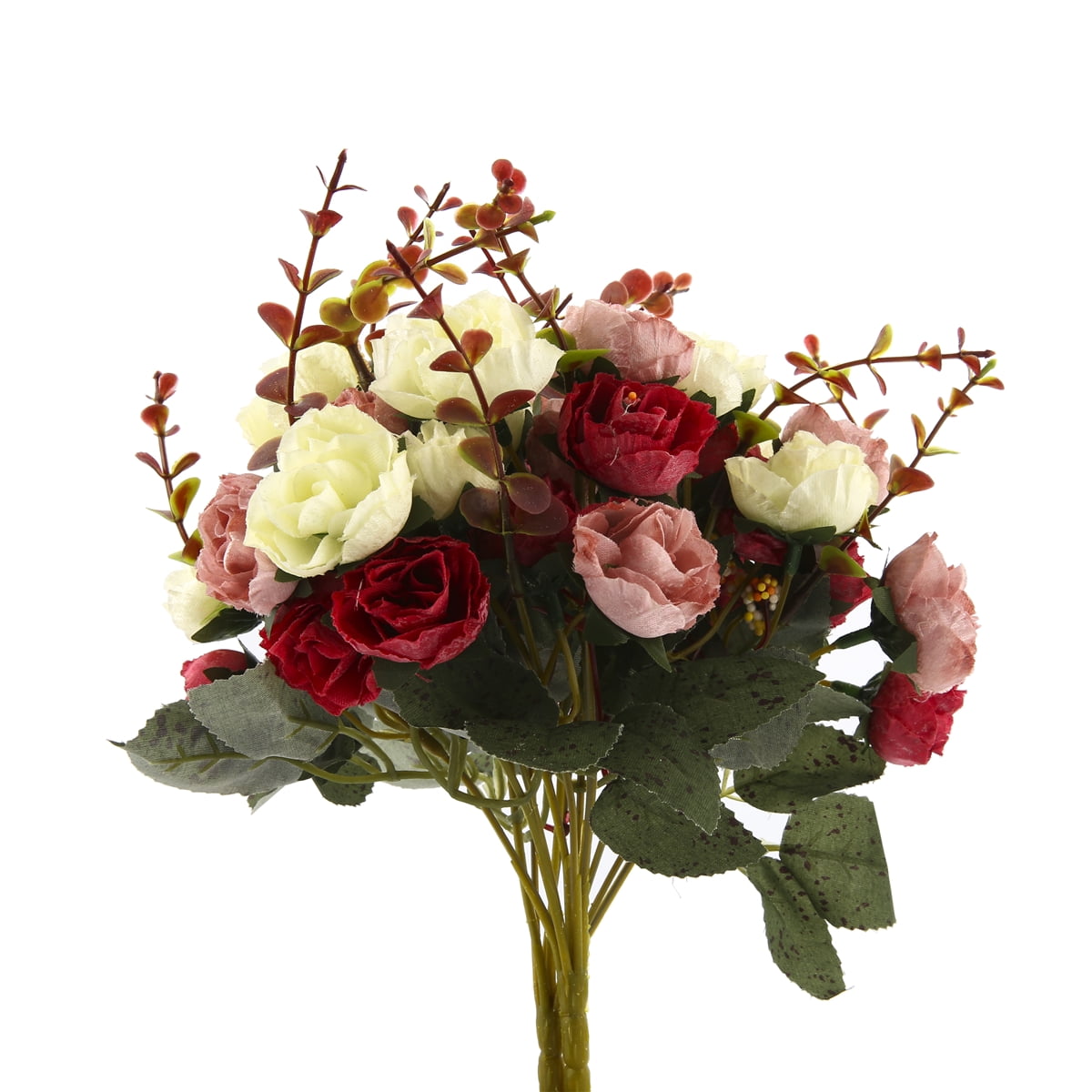 21 HEADS Bouquet Artificial Fake Plastic Rose Wedding Office Home Decor Flower 21 HEADS Bouquet Artificial Fake Plastic Rose Wedding Office Home Decor Flower