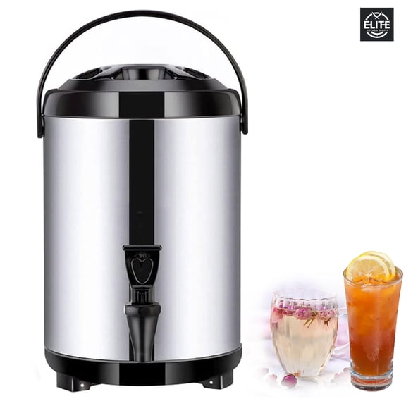 Stainless Steel Hot Water Kettle Dispenser, Insulated Tank Milk Tea Barrel, Milk Tea Bucket