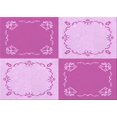 thumbnail image 1 of Ahgly Company Machine Washable Indoor Rectangle Transitional Blossom Pink Area Rugs, 3' x 5', 1 of 7