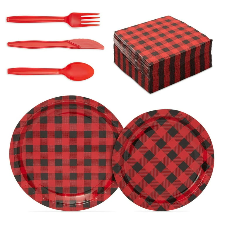 Buffalo plaid dinnerware 2025
