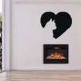 thumbnail image 4 of Cuadro Decorativo de Metal con Diseño gato corazon Chico, 4 of 4