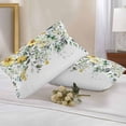 thumbnail image 3 of Outdoor Pillow Cover Green Eucalyptus Leaves Set of 2 Waterproof Throw Pillowcases Plant Yellow Daisy Decorative Patio Furniture Pillows for Couch Garden Indoor & Outdoor Use, 3 of 9