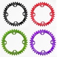 thumbnail image 3 of Mountain Bike Chainwheel 104Mm Bcd, Narrow Wide Round Chainring, Cnc Machined Aluminum, Excellent Rigidity And Durability Red38T, 3 of 5