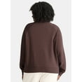 thumbnail image 3 of Avia Women's and Women's Ottoman 1/2 Zip Sweatshirt, Sizes XS-4X, 3 of 5