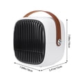 thumbnail image 3 of Up to 65% off Space Heater, Personal Mini Electric Heater, Desk Heater Fan,Protable Heater, 3 of 9
