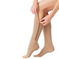 thumbnail image 2 of Men Women Compression Zip Sox Socks Zipper Leg Support Unisex Open Toe Knee Stockings A+, 2 of 7