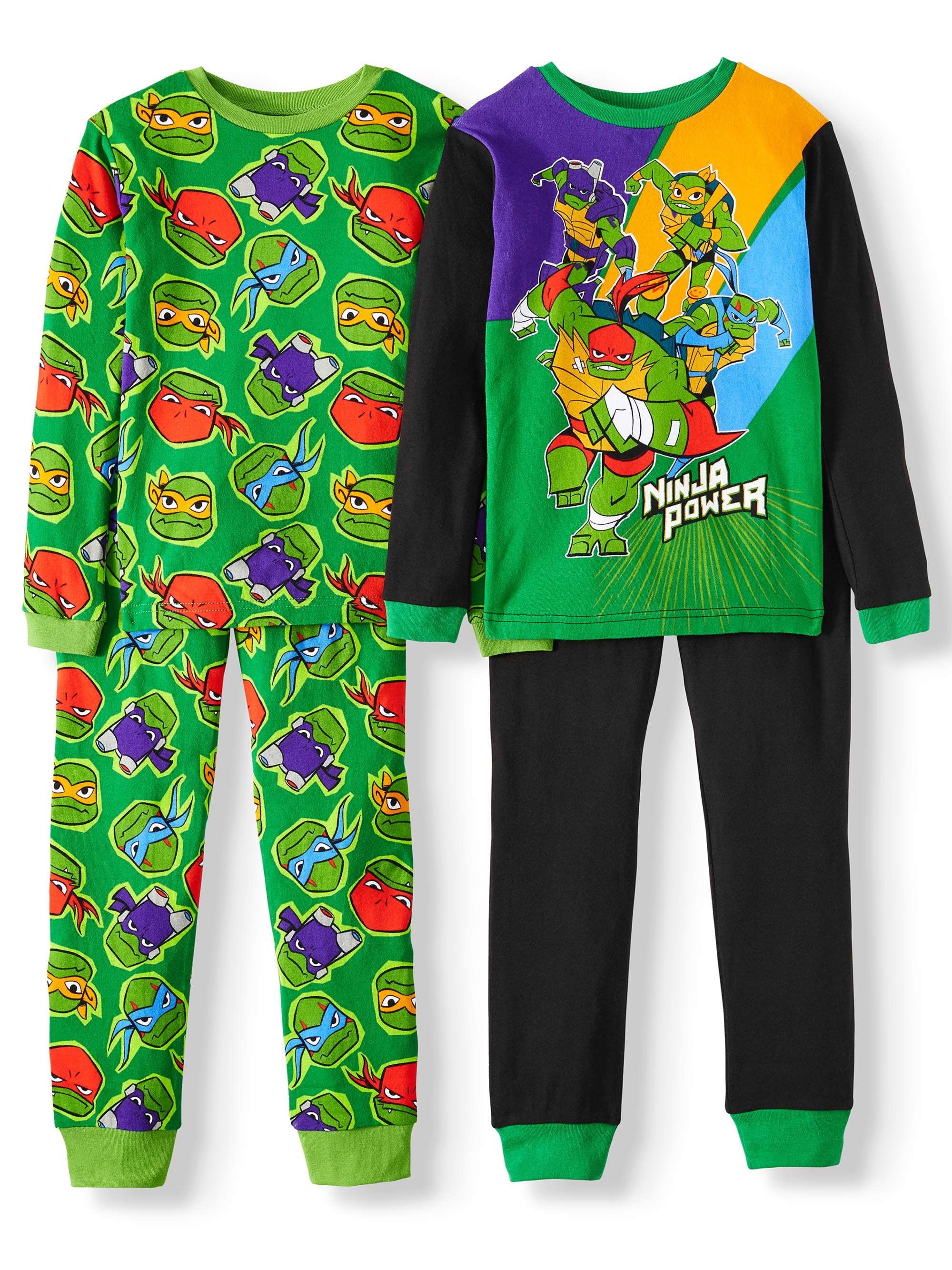 Boy's ninja turtles two piece cotton pajama set (little boy & big boy