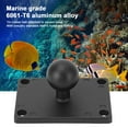 thumbnail image 3 of AMPS Square Plate, Wide Application 1 Inch Ball Mount Easy Install  for RAM Mounts B Size, 3 of 7