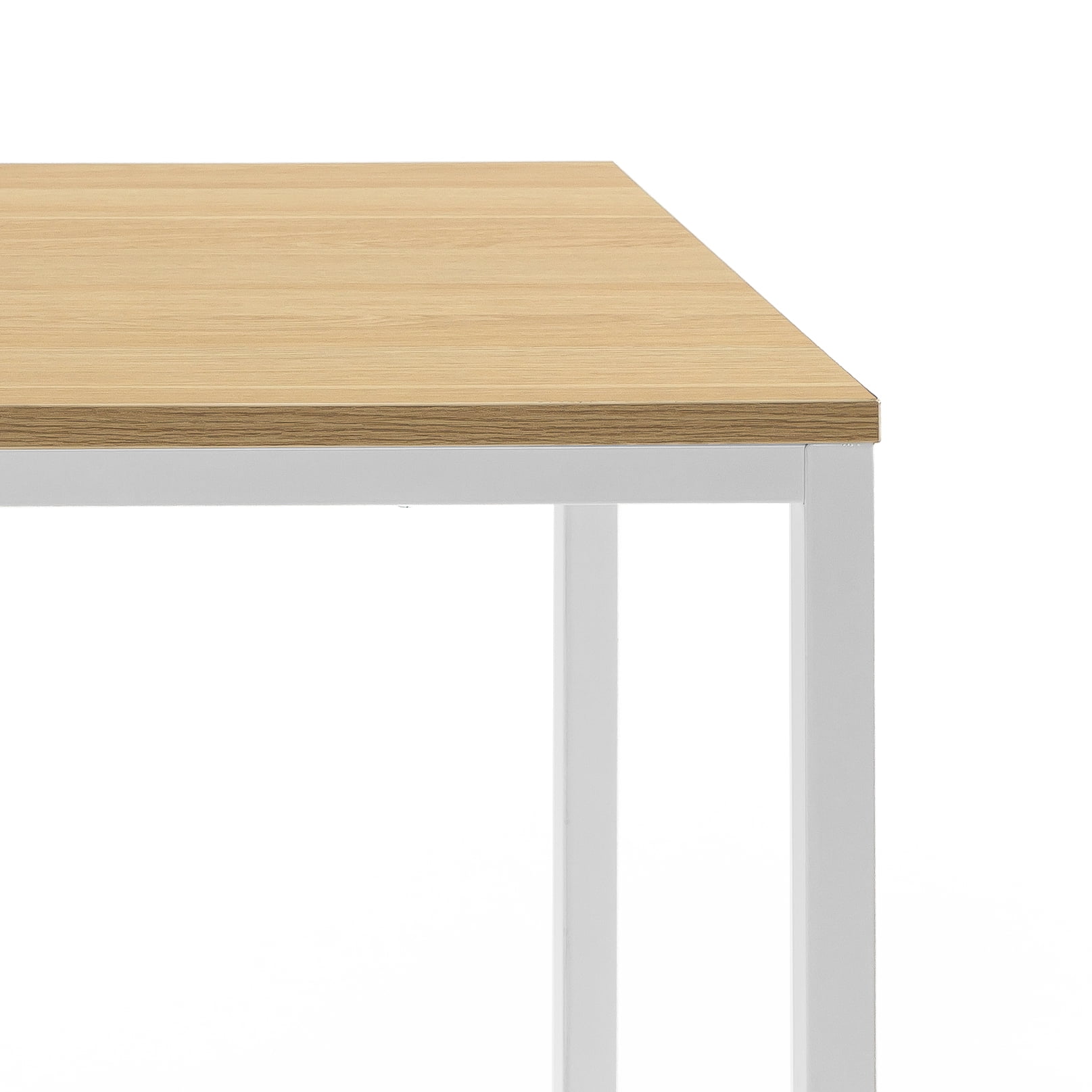 Bellamy Studios Jennifer 55" x 29" White Frame Desk, Natural