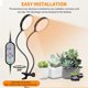 thumbnail image 4 of Luz De Crecimiento De Plantas Led Luz De Relleno De Plantas A Prueba De Agua Luz De Cultivo De Plantas De Espectro Completo Con Base De Clip De Control De Botón Para Patio De Jardín De Plantas Scienceny HA027588-03, 4 of 7