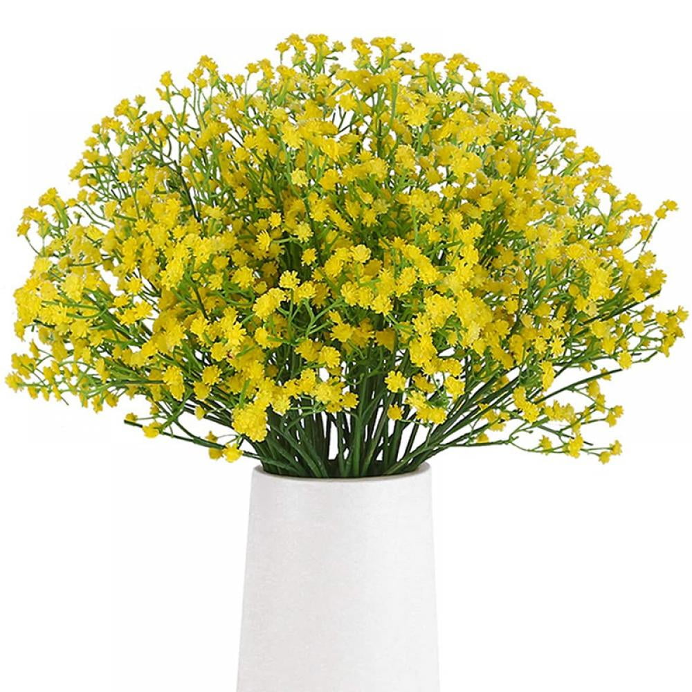 10 Pcs Artificial Flowers Bouquet Bulk Faux Gypsophila Fake Flowers for
