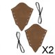 thumbnail image 1 of 2xGauntlet Muñequera Accesorio De Disfraz De Cosplay Para Cosplay Al Aire Libre Marrón Claro, 1 of 7